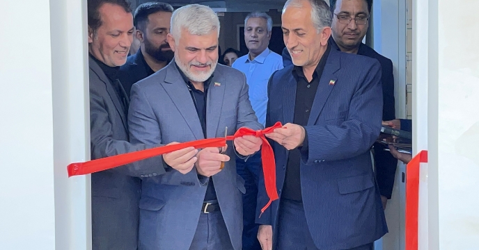 افتتاح سالن کنفرانس خراسان رضوی توسط مدیر حراست شرکت خدمات حمایتی کشاورزی 