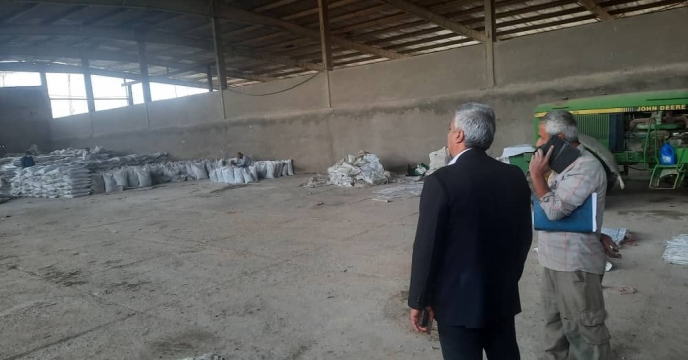 بازدید از انبار سازمانی شرکت خدمات حمایتی کشاورزی استان کهگیلویه و بویراحمد