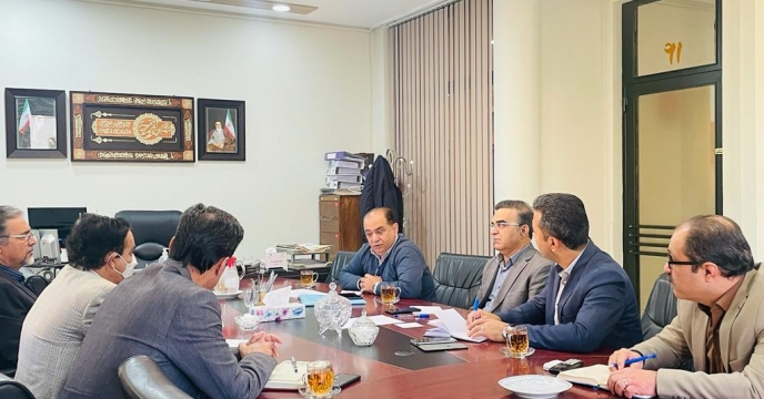 جلسه مجری طرح خودکفایی گندم کشور با مسئولین شعبه فارس 