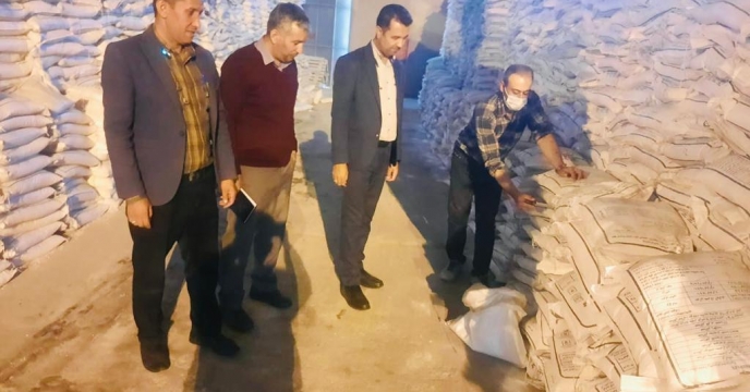 بازدید مدیر و حراست شرکت خدمات حمایتی کشاورزی استان فارس از مجتمع انبارهای سازمانی 