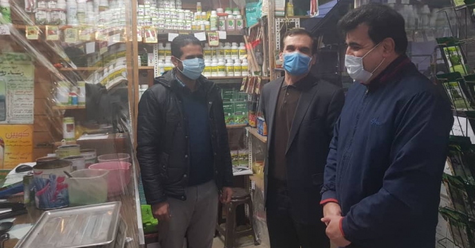 بازدید سرپرست شرکت خدمات حمایتی کشاورزی استان گیلان از انبار کارگزاری اسماعیل پورصفر علی در شهرستان شفت
