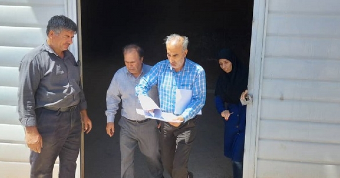بازدید از انبار کارگزاران شرکت خدمات حمایتی کشاورزی استان زنجان 