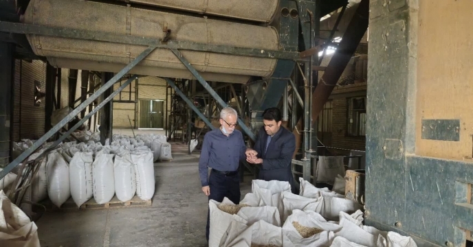 نظارت بر فرآیند بوجاری شرکت خدمات حمایتی کشاورزی استان خوزستان