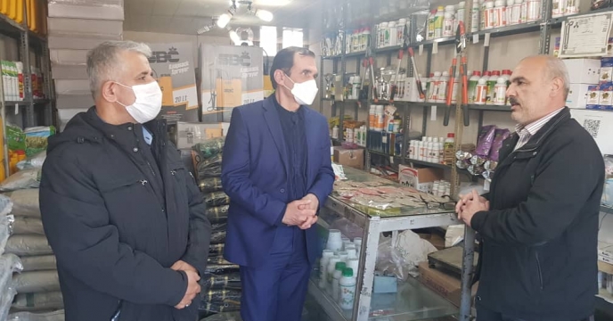 بازدید سرپرست شرکت خدمات حمایتی کشاورزی استان گیلان از کارگزاری سید محمود حسینی در شهرستان تالش