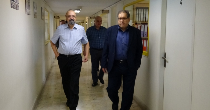 بازدید مدیران  مجموعه آزمایشگاهی آرامش و شرکت شیمیایی بهان  از مرکز تحقیقات کاربردی نهاده های کشاورزی