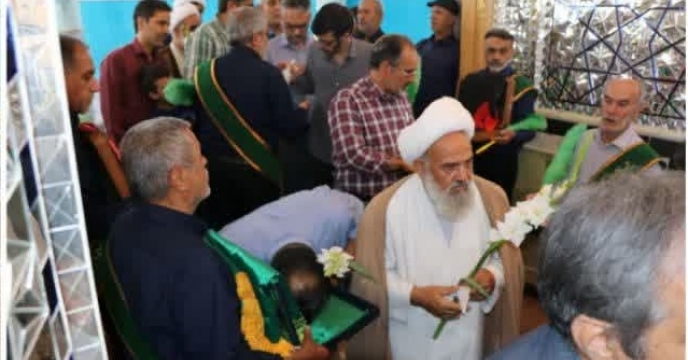آیین غبار روبی مرقد امام زاده شاه سید علی(ع) بمناسبت هفته جهاد کشاورزی
