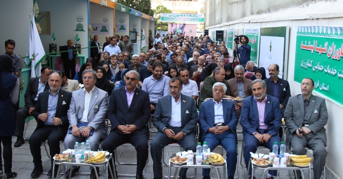 مراسم افتتاح باشگاه كشاورزان و سامانه 1559 در قزوين