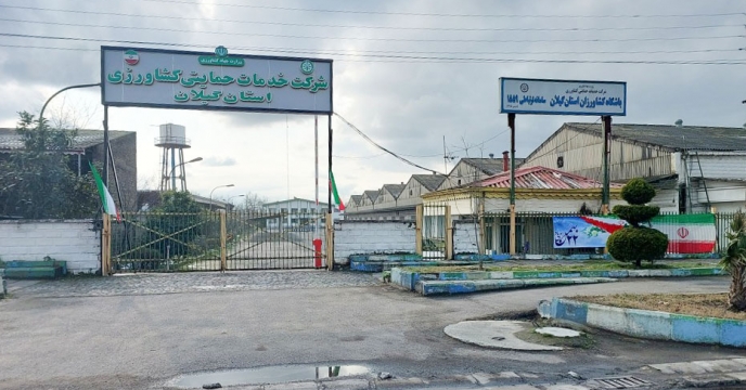 فضاسازی شرکت خدمات حمایتی کشاورزی استان گیلان به مناسبت دهه فجر
