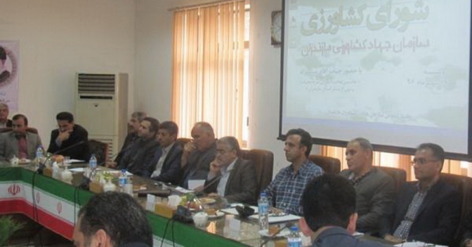 حضور مدیر مازندران در جلسه شورای کشاورزی و توسعه کشت کلزا
