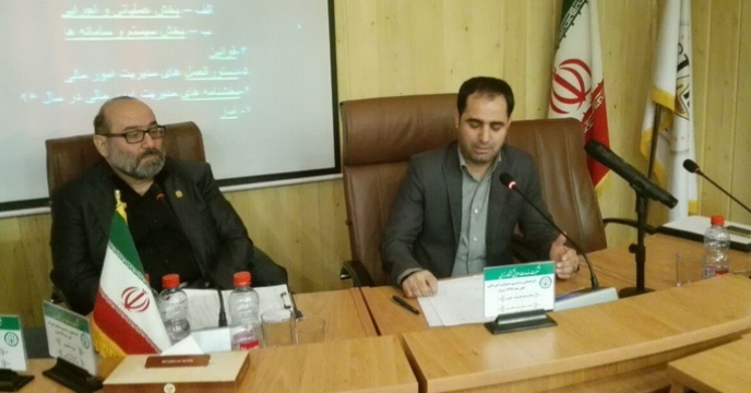 سخنان مهندس خون زر ذی حساب محترم و مدیر امورمالی شرکت خدمات حمایتی کشاورزی