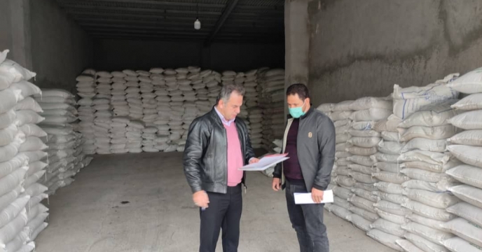 بازدید از انبار کارگزاران شهرستان شاهیندژ (دهم آبان ماه)