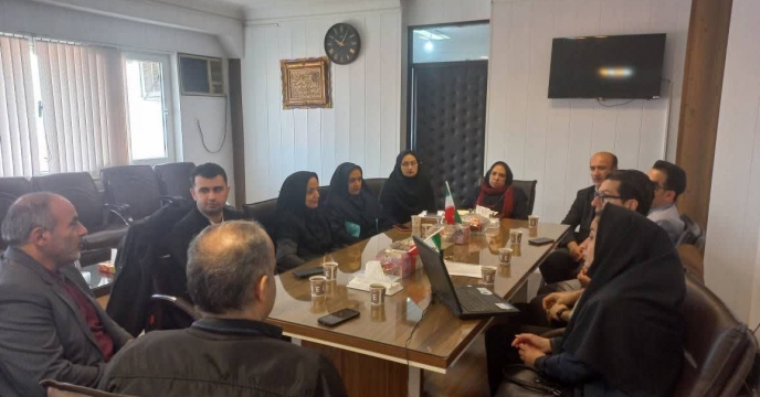 حضور مهندس موسوی در جلسه هواشناسی کشاورزی گیلان