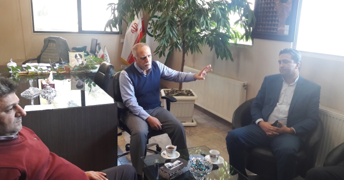 نشست مدیر جهاد کشاورزی و کارگزار شهرستان تربت جام با مدیر شرکت خدمات حمایتی کشاورزی استان خراسان رضوی