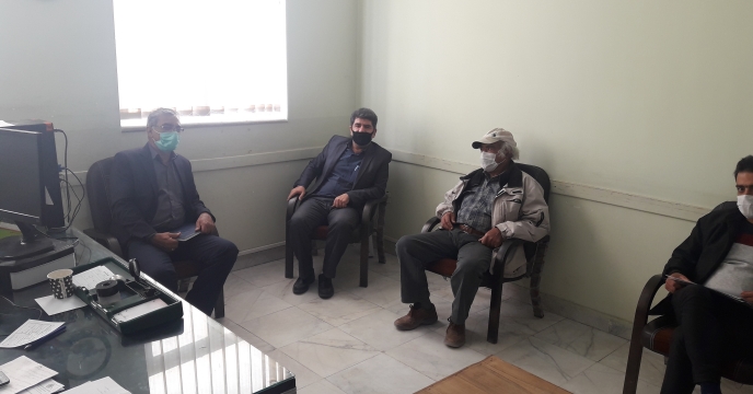 جلسه هم اندیش مدیر شرکت هدمات حمایتی استان اصفهان با مدیر جهاد کشاورزی شهرستان مبارکه استان اصفهان