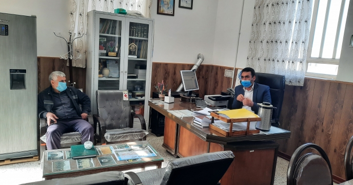 جلسه با مدیریت جهاد کشاورزی شهرستان مروست