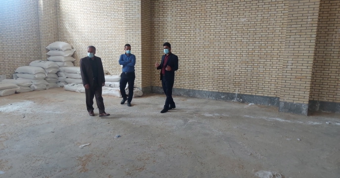 بازدید مدیر شرکت خدمات حمایتی کشاورزی استان بوشهر از انبار کارگزاری رود حله شمالی شهرستان گناوه