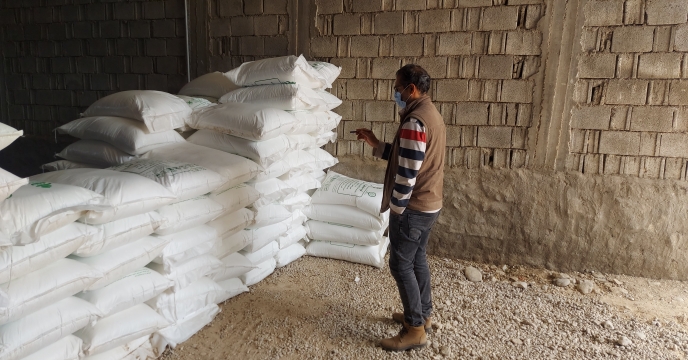 بازدید گروه پایش و نظارت از انبارکارگزاری (مصطفی زاده) روستای دهرود سفلی 