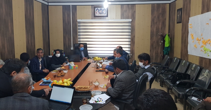 جلسه در خصوص مشکلات سامانه پایش مواد کودی در شهرستان رودبار جنوب
