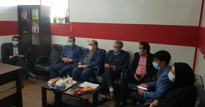 جلسه مشکلات سامانه پایش مواد کودی در شهرستان کهنوج