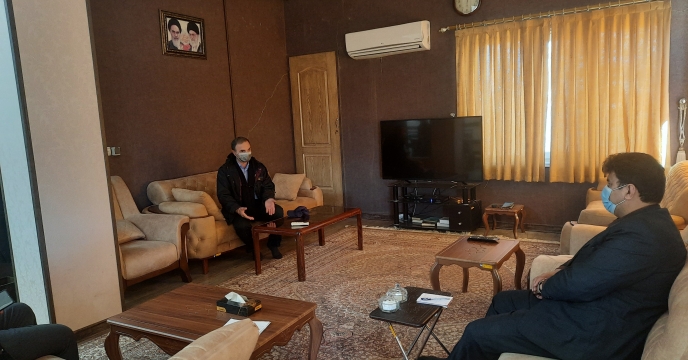 جلسه مدیر شرکت خدمات حمایتی کشاورزی استان یزد با مسئول فنی شرکت کیمیاداران کویر