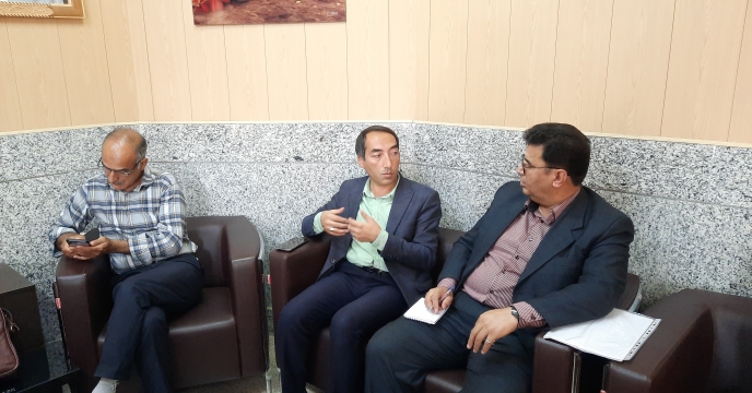 جلسه سرپرست شعبه یزد با مدیر جهاد کشاورزی شهرستان ابرکوه