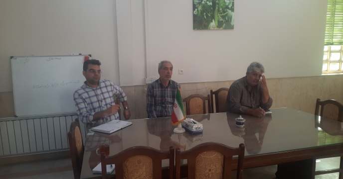 حضور در وبینار آموزش سامانه پایش مواد کودی استان یزد