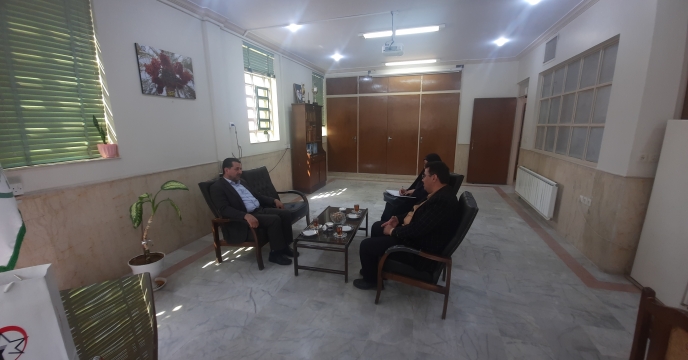 جلسه با ریاست سازمان تعاون روستایی استان یزد