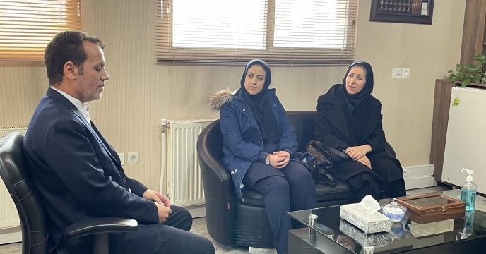 دیدار معاون امور مالی ستاد مرکزی با مدیریت شرکت خدمات حمایتی کشاورزی استان