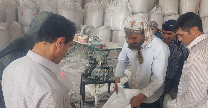 بازدید رئیس اداره بازرگانی شرکت خدمات حمایتی کشاورزی استان آذربایجان غربی از انبارای سازمانی