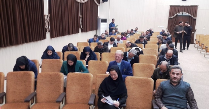 برگزاری آزمون  " روش های فرهنگ سازی نماز در محیط کار"در سالن ابن سینای مرکز تحقیقات کاربردی نهاده های کشاورزی