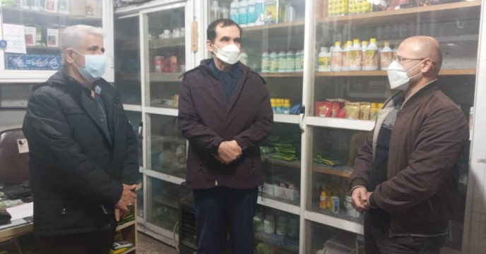 بازدید سرپرست شرکت خدمات حمایتی کشاورزی استان گیلان از کارگزاری مجید پور رسولی در شهرستان رشت
