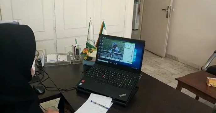 حضور رابط روابط عمومی  در جلسه آموزشی خبرنویسی 