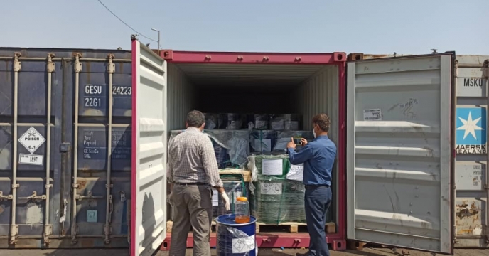 گزارش نمونه برداری از سموم تکنیکال در اسکله شهید رجایی بندرعباس