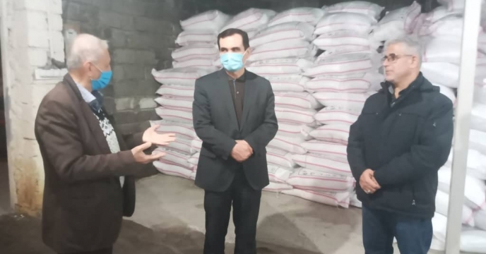 بازدید سرپرست شرکت خدمات حمایتی کشاورزی استان گیلان از کارگزاری عباس پور مهدی در شهرستان لاهیجان