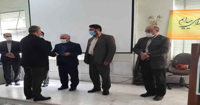 مراسم تکریم و معارفه مدیر جهاد کشاورزی مبارکه برگزار شد