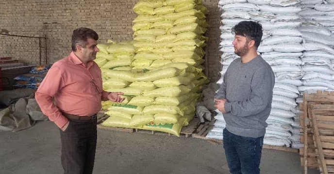 بازدید از کارگزاری توزیع کود منطقه انجیراب شهرستان گرگان 