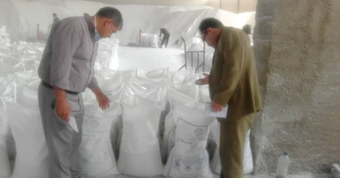 بازدید کارشناسی از عملیات بارگیری کود فله 