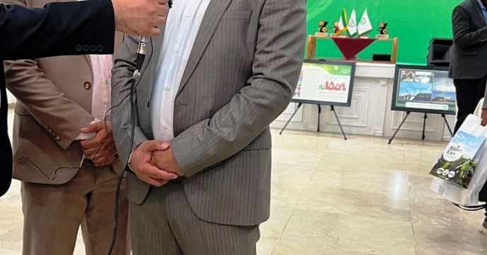 مصاحبه با شبکه اترک در همایش آموزشی ترویجی محصولات کودی شرکت خدمات حمایتی کشاورزی در استان خراسان شمالی 