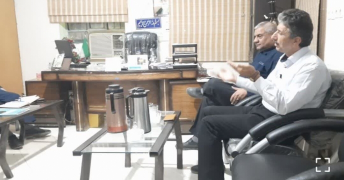 نشست صمیمی مدیر شرکت خدمات حمایتی کشاورزی با مدیر کارگزاری شهرستان آبدانان