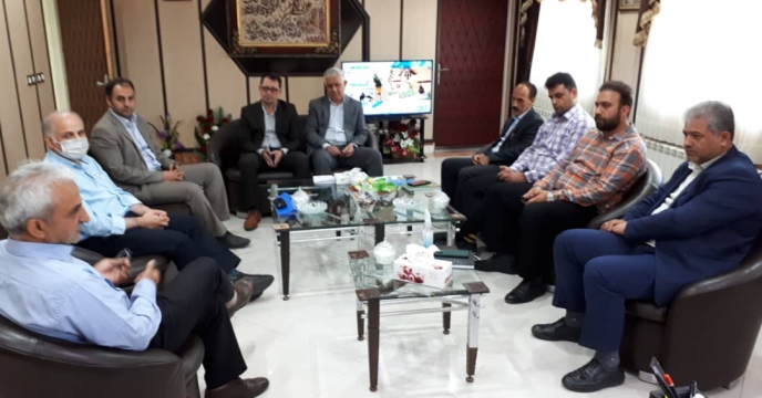 دیدار و گفتگو سرپرست شرکت خدمات حمایتی کشاورزی استان گیلان با رئیس سازمان چای کشور