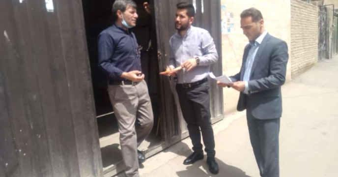 بازدید از محل جدید انبار کارگزاری شهرستان پاکدشت