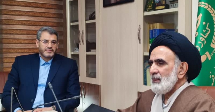 دیدار نوروزی رئیس سازمان جهاد کشاورزی استان تهران و جمعی از مدیران بخش کشاورزی استان تهران با حجت الاسلام ربانی نماینده ولی فقیه در وزارت جهاد کشاورزی