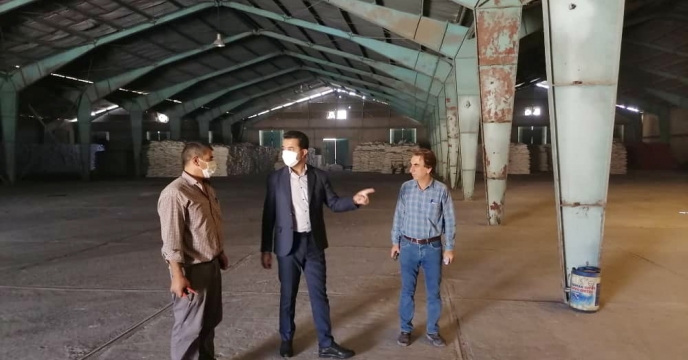 بازدید مدیر و مسئول امور بازرگانی  از مجتمع انبارهای سازمانی شعبه فارس