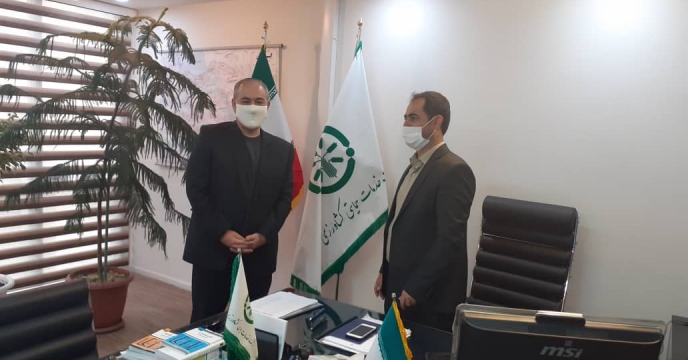 تودیع آقای امین کارشناس امور مالی ستاد شرکت 