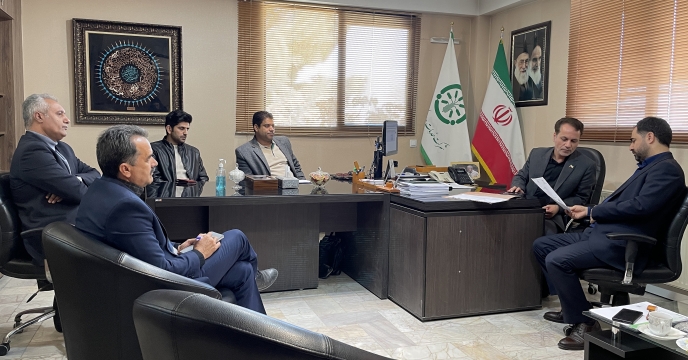 برگزاری جلسه بررسی وصول مطالبات کارگزاران خراسان رضوی با حضور مدیر امور مالی دفتر مرکزی
