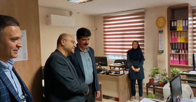 حضور ریاست سازمان جهاد کشاورزی استان قزوین در محل شرکت خدمات حمایتی کشاورزی استان 