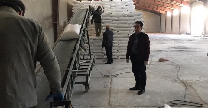 بازدید مدیر و معاونت شرکت خدمات حمایتی از فعالیت انبار استان آذربایجان غربی