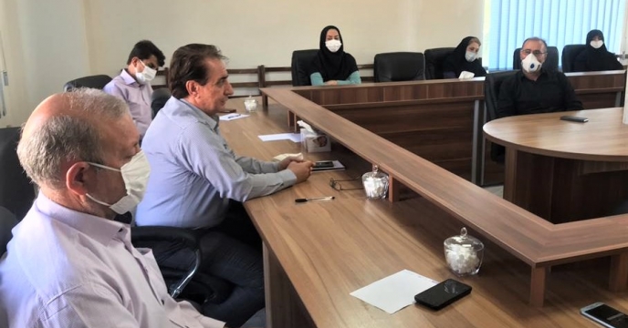 جلسه  مدیر با همکاران استان آذربایجان غربی