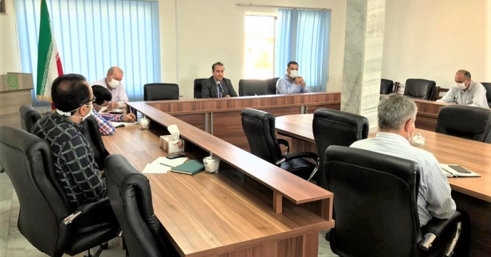 جلسه هماهنگی نظارت بر فرایند توزیع کودهای یارانه ای در شرکت خدمات حمایتی کشاورزی استان آذربایجان غربی