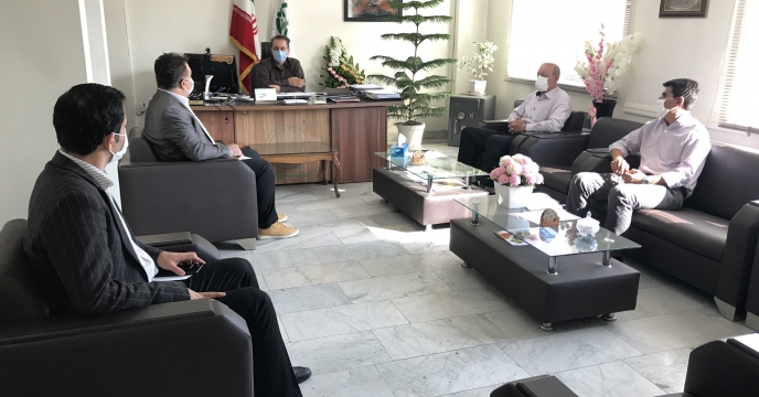 جلسه  مدیر با معاونین و نماینده کارگزاران توزیع کود استان آذربایجان غربی